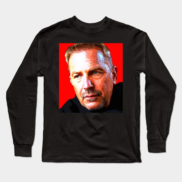 kevin costner Long Sleeve T-Shirt by oryan80